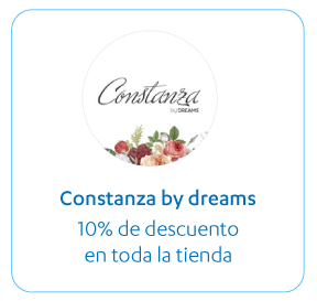 Constanza by dreams, 10% de Descuento en toda la Tienda