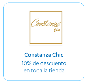 Constanza chic, 10% de Descuento en toda la Tienda