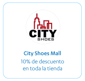 CITY SHOES, 10% de Descuento en toda la Tienda
