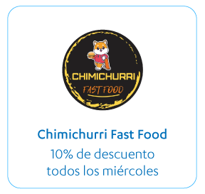 Chimichurri FAST FOOD, 10% de Descuento Todos lo Miercoles