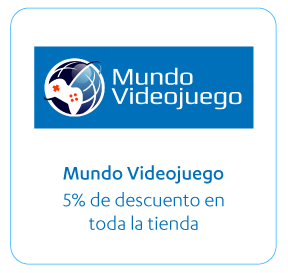 MUNDO VIDEOJUEGO, 5% de Descuento en toda la Tienda